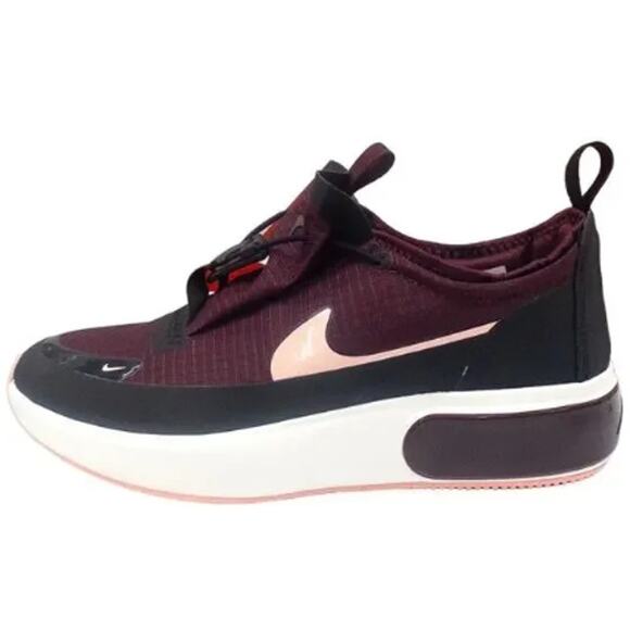 Nike Air Max Dia Slip On Sneakers Trainers Women's Maroon7.5